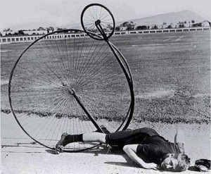 Penny Farthing Wipeout