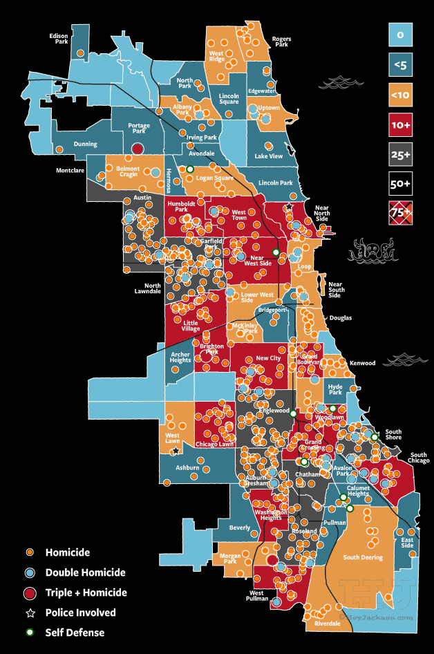 2022 Chicago | Murder and Homicide Map